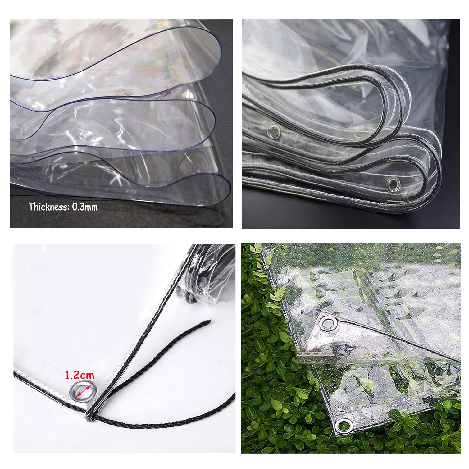 Waterdicht doorzichtig zeil, pvc-zeil, bisonyl en meer | ESVO Waterdicht doek