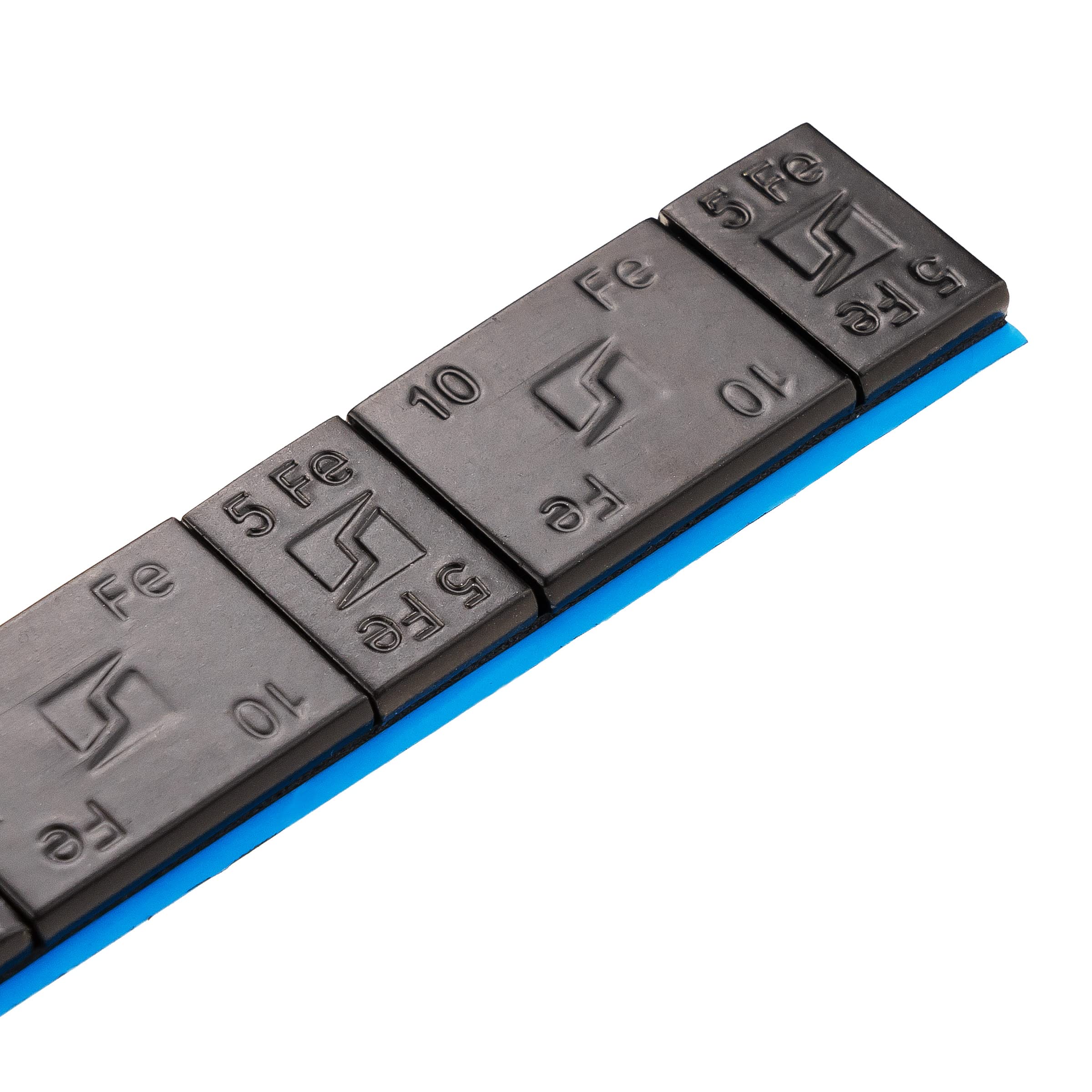 Stix 100x contrappesi adesivi per cerchioni in alluminio 5+10g, pesi di bilanciatura neri, striscia adesiva per cerchioni di autovetture, furgoni e SUV