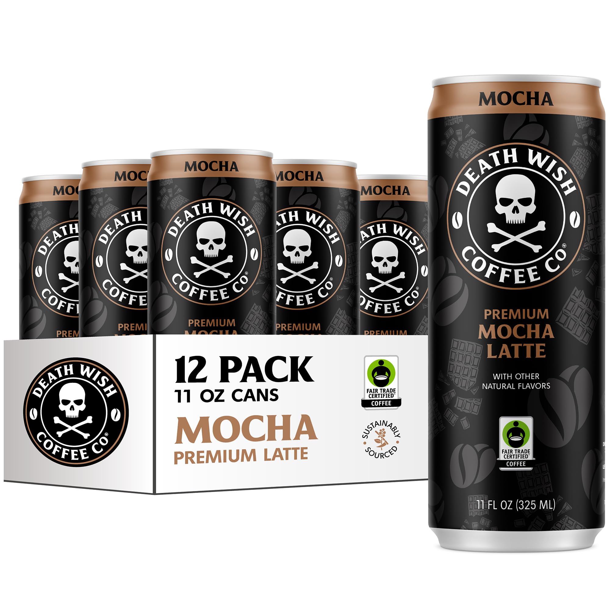 Amazon.com: Death Wish Coffee, Iced Coffee Cold Brew, 8g Protein