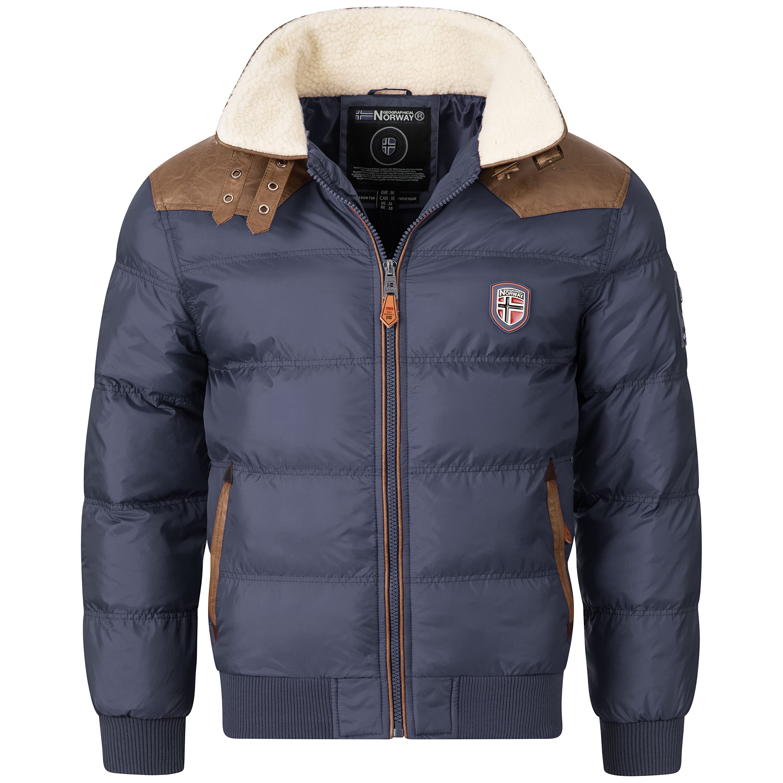 Geographical Norway winter jacke FVSA warm gefüttert parka steppjacke ab 95,92 € | Preisvergleich bei