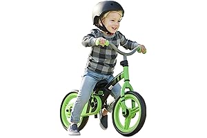 Little Tikes My First Balance-to-Pedal Training Bike for 3 Year Old Boys (Green)