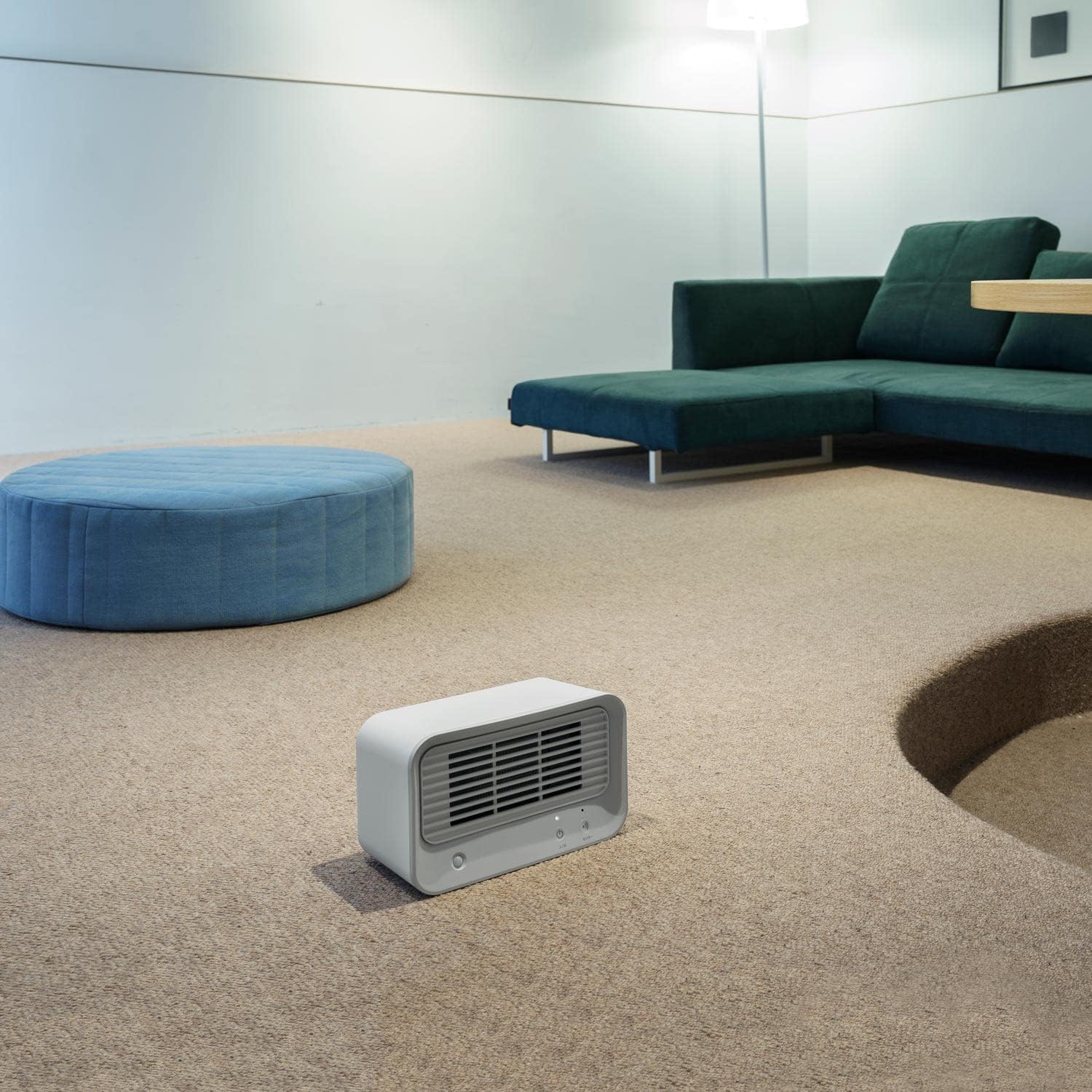 スリーアップ 人感センサー付 600W 暖房器具 ミニ セラミックヒーター ブルー CH-T2232BL