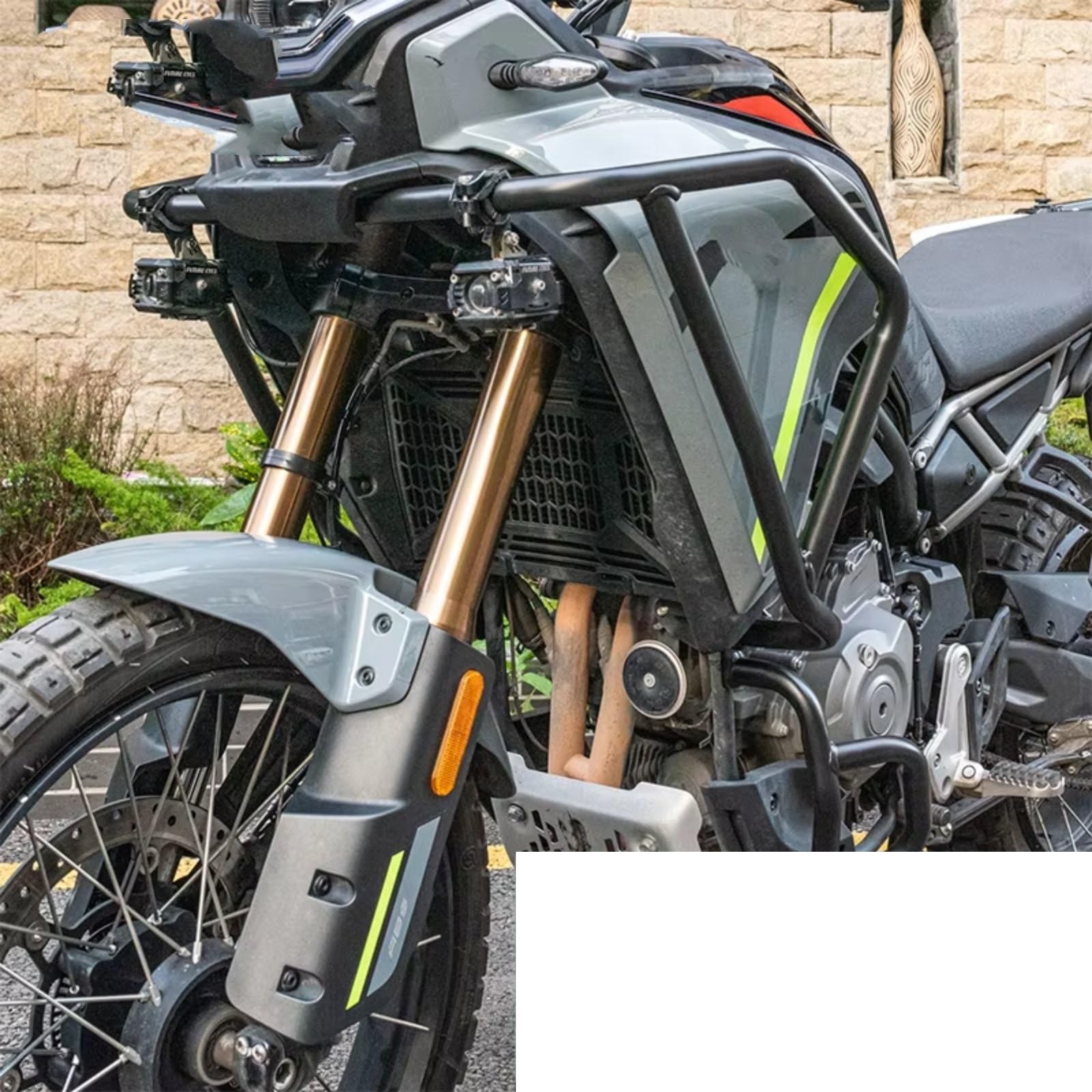 Paraurti Compatibile Con CfMoto Per 450Mt 2024-2025 Protezione Motore Moto Highway Crash Bar Protezione Telaio Paraurti Superiore Inferiore