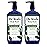 Dr Teal\'s Body Wash with Pure Epsom Salt, Relax & Relief with Eucalyptus & Spearmint, 24 fl oz (Pack of 2)
