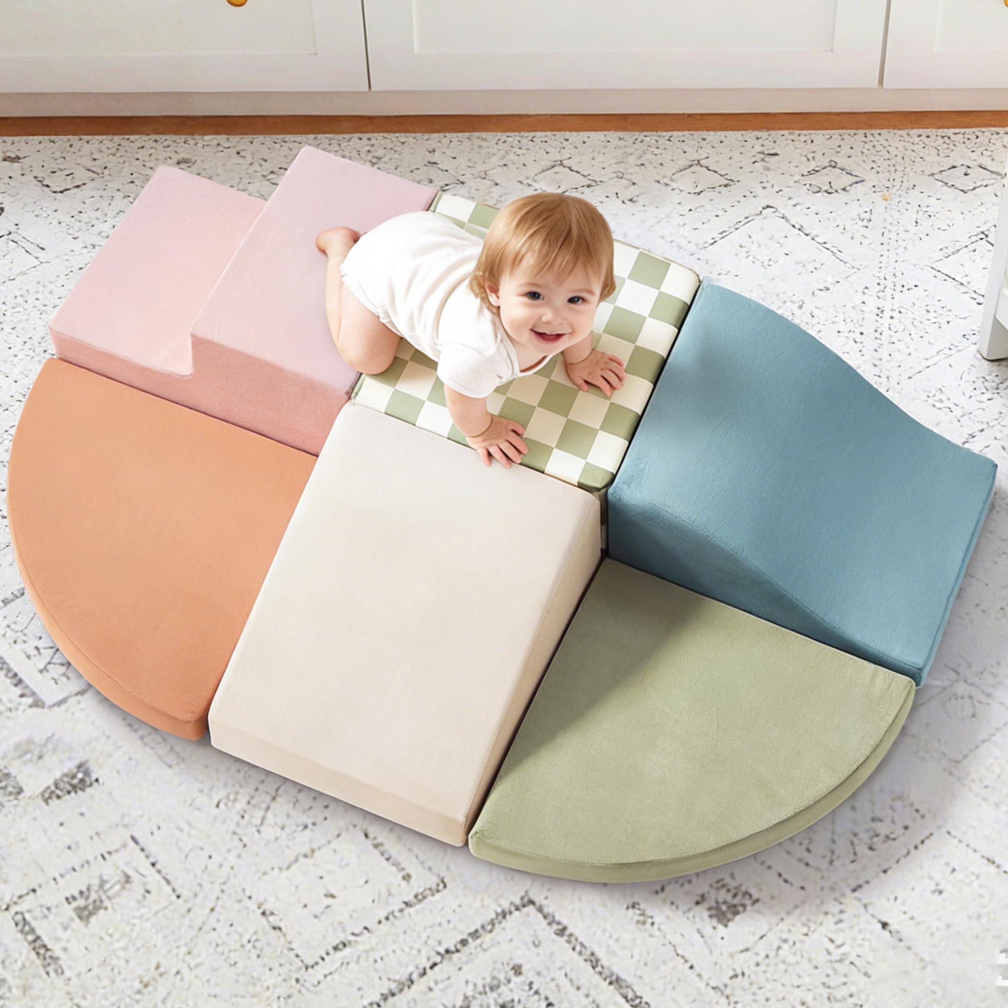 Tiny Land 6-Piece Morandi Foam Blocks