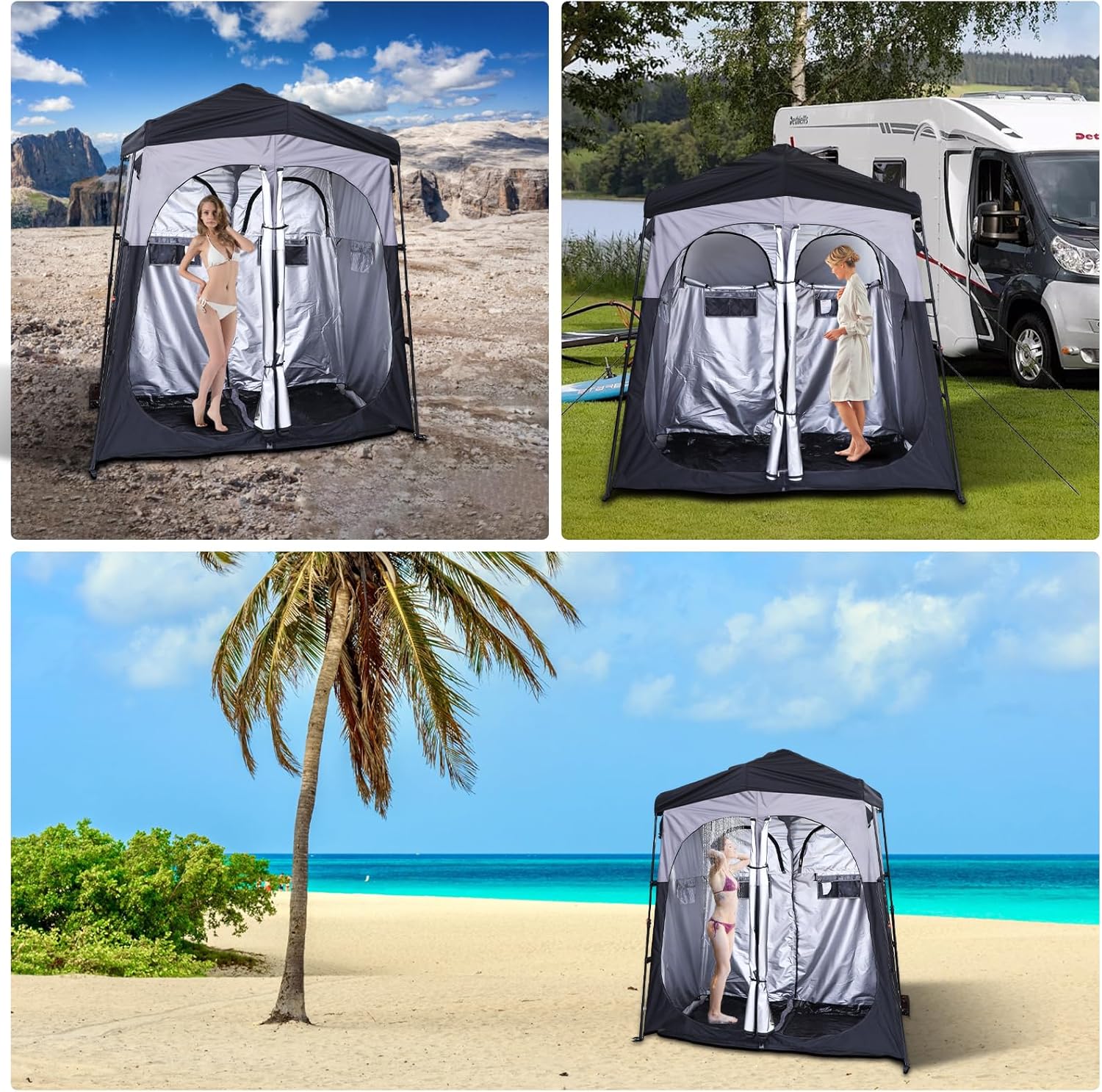 CDEN Camping Shower Tent, Outdoor Shower Enclosure, Camping Shower, Outdoor Bathroom, Pop Up Changing Tent, Oversize CDEN Camping Shower Tent, Outdoor Shower Enclosure, Camping Shower, Outdoor Bathroom, Pop Up Changing Tent, Oversize