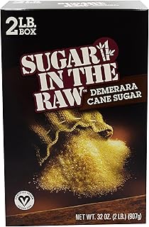 Sugar In The Raw Granulated Turbinado Cane Sugar, No Erythritol, Pure Natural Sweetener, Hot & Cold Drinks, Coffee, Cookin...