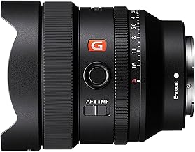 Sony SEL14F18GM - 14mm F1.8G Master Premium Wide Angle Lens for Full Frame & APS-C (Bright & Compact, E-Mount, Ideal for Architecture & Astro, Compatible with A7 Series, ZV-E10, A6400, A6700)