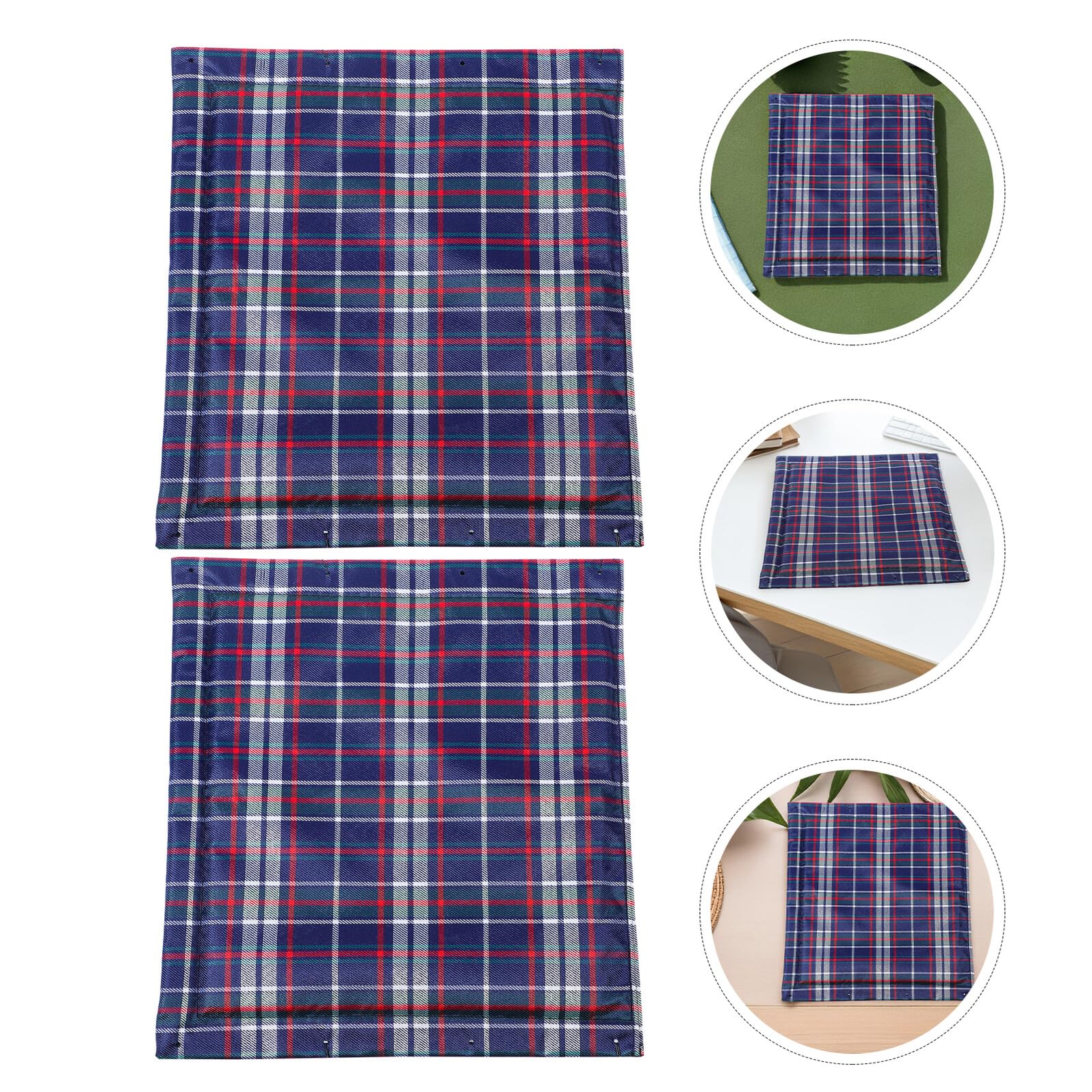 VALICLUD 2 Cojines para Silla de Ruedas para Personas Mayores Cojín Grueso de Tela Oxford Transpirable Antideslizante Asiento Cómodo y Resistente para Uso Clínico y Familiar