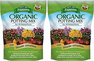 Espoma Organic Potting Soil Mix - All Natural Potting Mix For All Indoor...