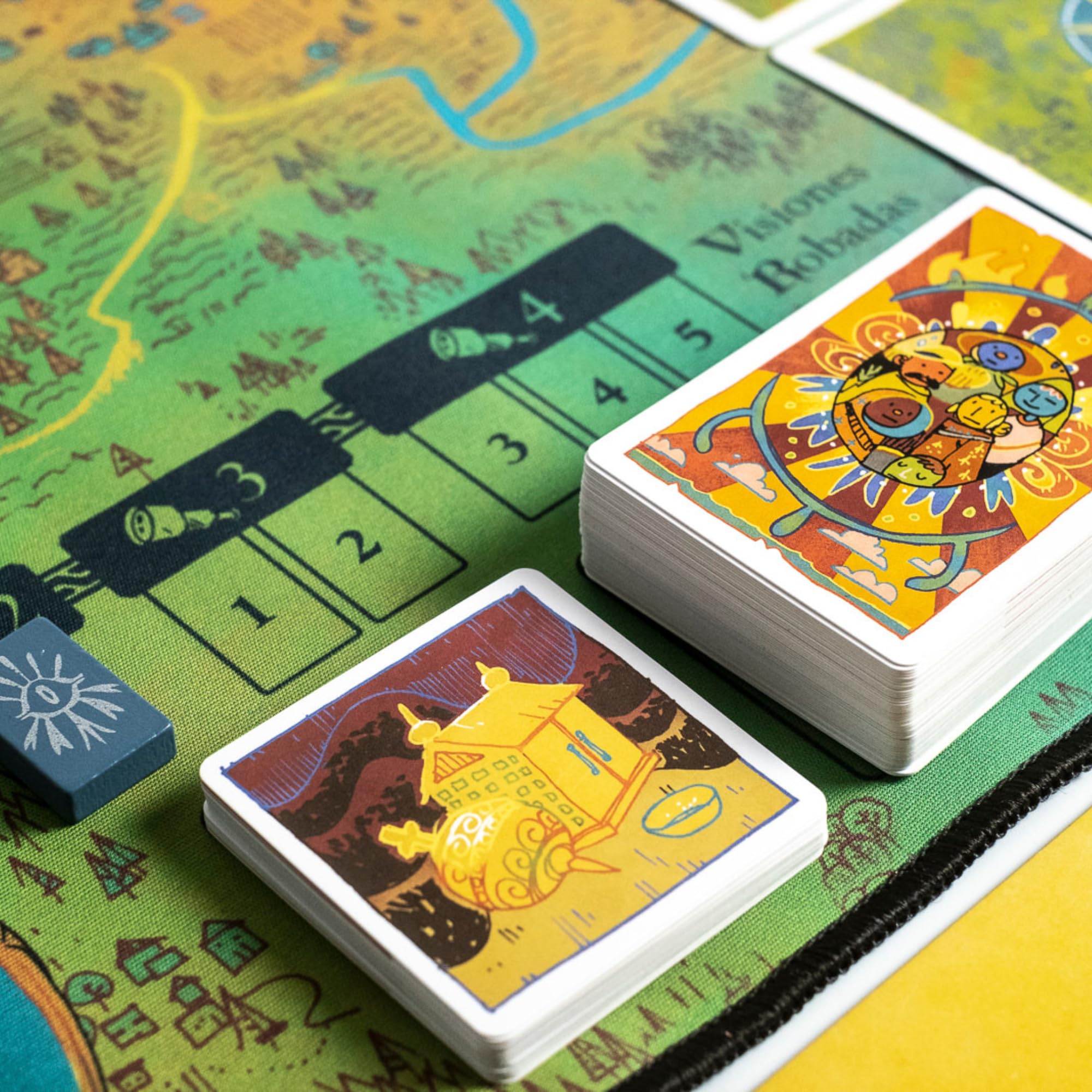 2Tomatoes Games | Oath: Crónica del Imperio y EL Exilio | Konkurencyjna gra planszowa | Napisz historię starego kraju | hiszpański, angielski, francuski | dla 1-6 graczy | Temat: Fantasy