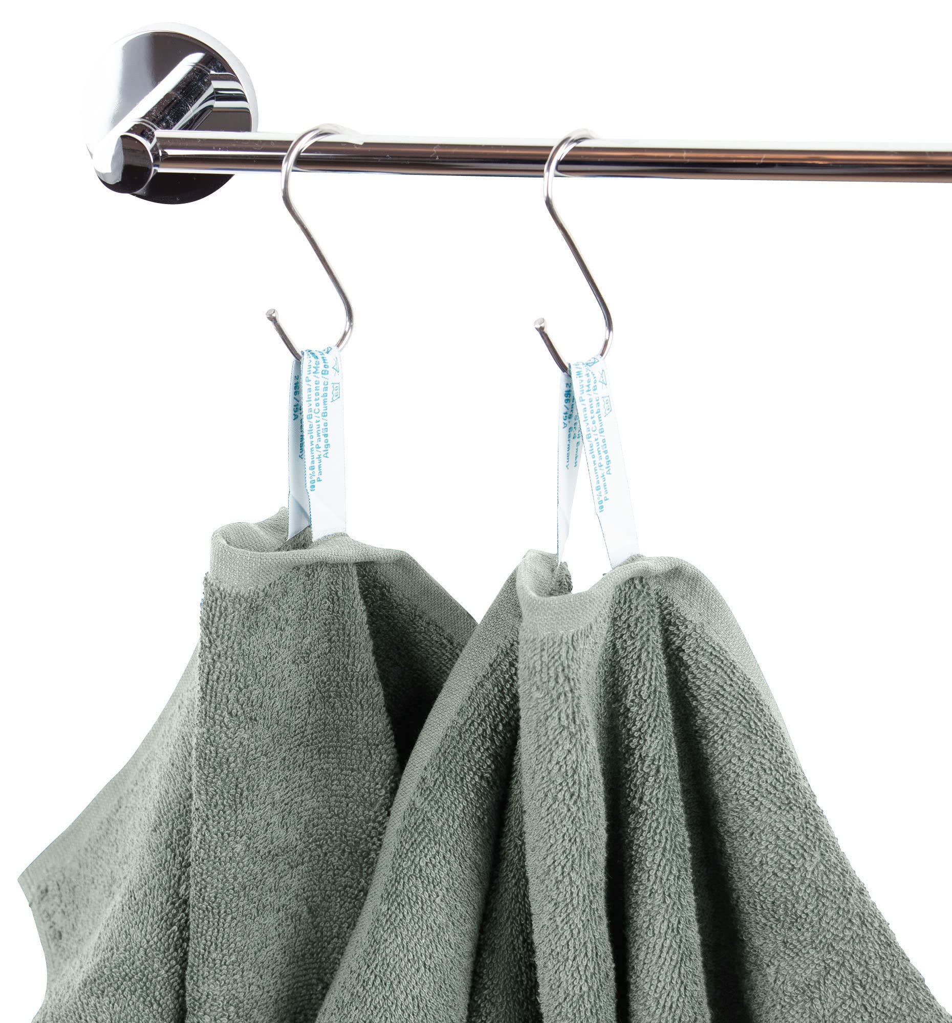 ZOLLNER Set van 2 badhanddoeken in 100 x 150 cm – zeer