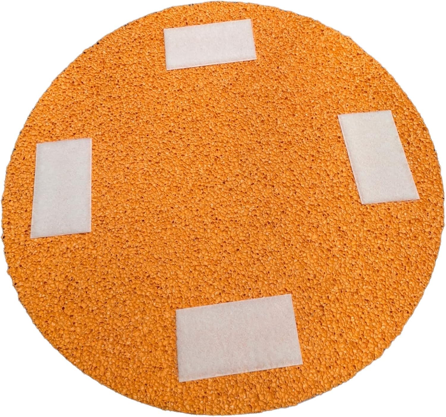 SPUGNA GOMMAPIUMA COLORE ARANCIONE, DIAMETRO 350 mm VELTRATO DA USARE COME ACCESSORIO PER FRATTAZZATRICE ELETTRICHE DI VARI MODELLI - IMPIEGNO INTONACO MOLTO FINE)