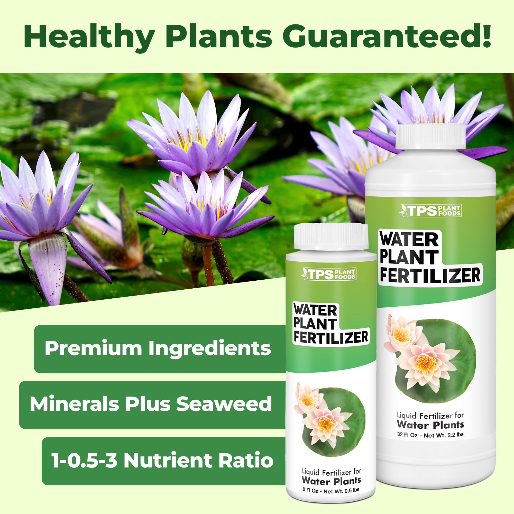 Amazon.com : Water Plant Fertilizer  Liquid Plant Food for Healthy Aquatic  Growth, Stronger Roots & Vibrant Water Plants, 8 oz : Patio, Lawn & Garden