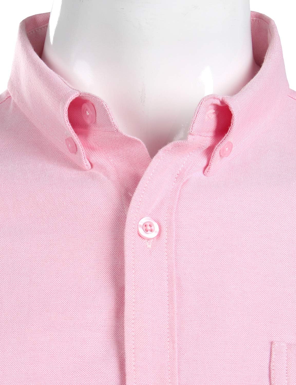 ZEROYAA Men's Hipster Casual Slim Fit Long Sleeve Button Down Oxford Shirts with Chest Pocket - Image 3