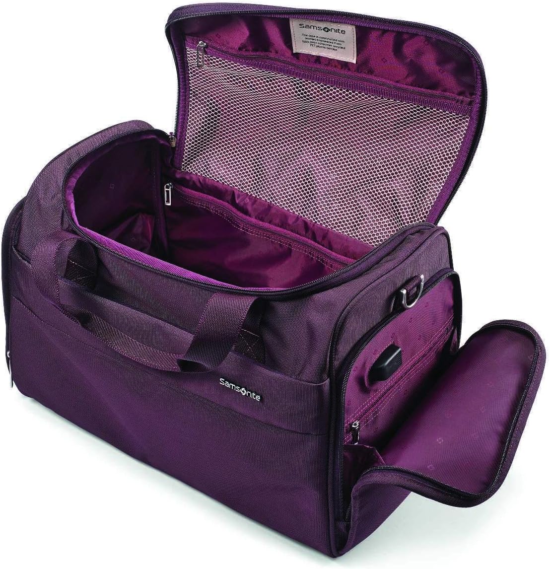 Samsonite Flexis Softside Expandable Luggage with Spinner Wheels, Cordovan, Travel Duffel
