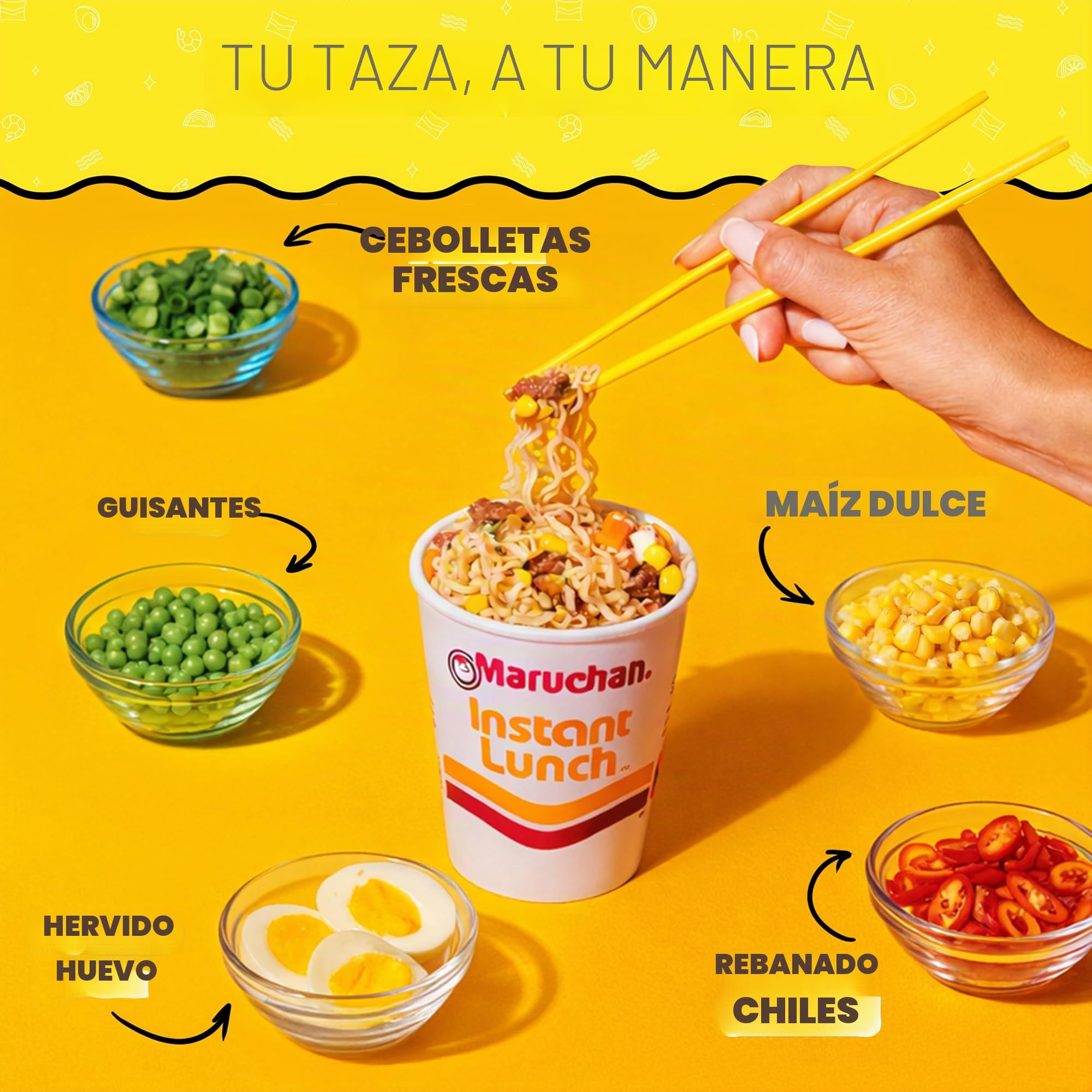Maruchan - Almuerzo instantáneo (64 g)