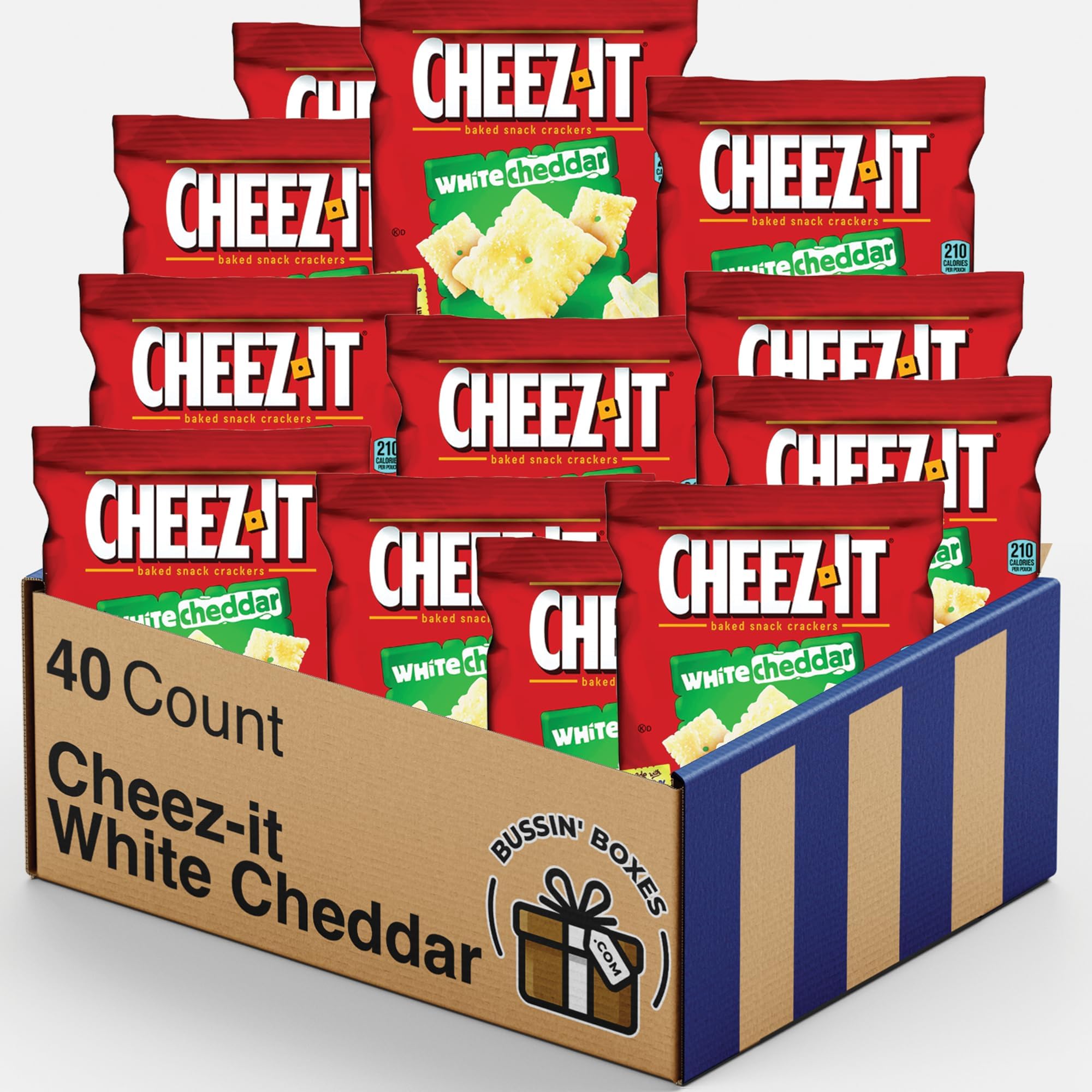 - Bulk Cheez-It White Cheddar Cracker Snack Packs (White Cheddar) (Pack of 40)