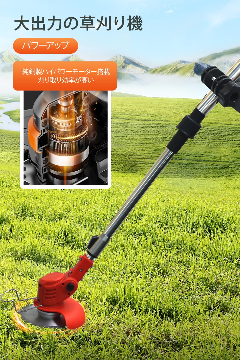 Amazon.co.jp: 草刈り機 充電式草刈機 コードレス バッテリー付き 軽量