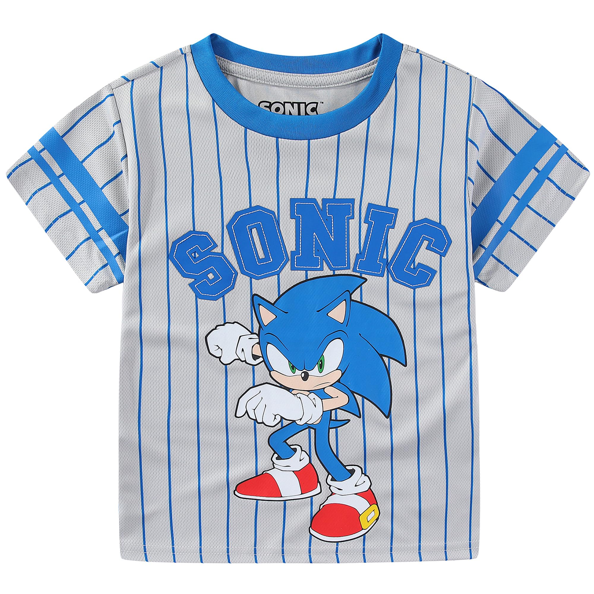 SEGA Sonic The Hedgehog Boys Short Sleeve T-Shirt for Big Kids