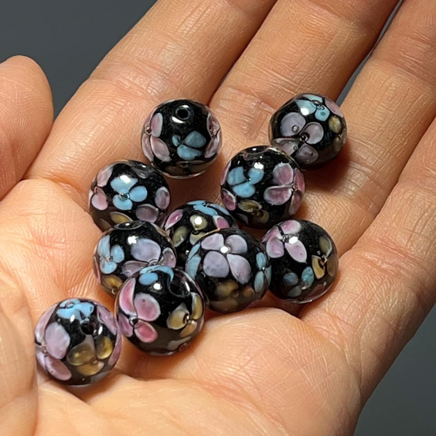 Handmade Lampwork Flower Glass Beads Set for Jewelry Zambia Ubuy