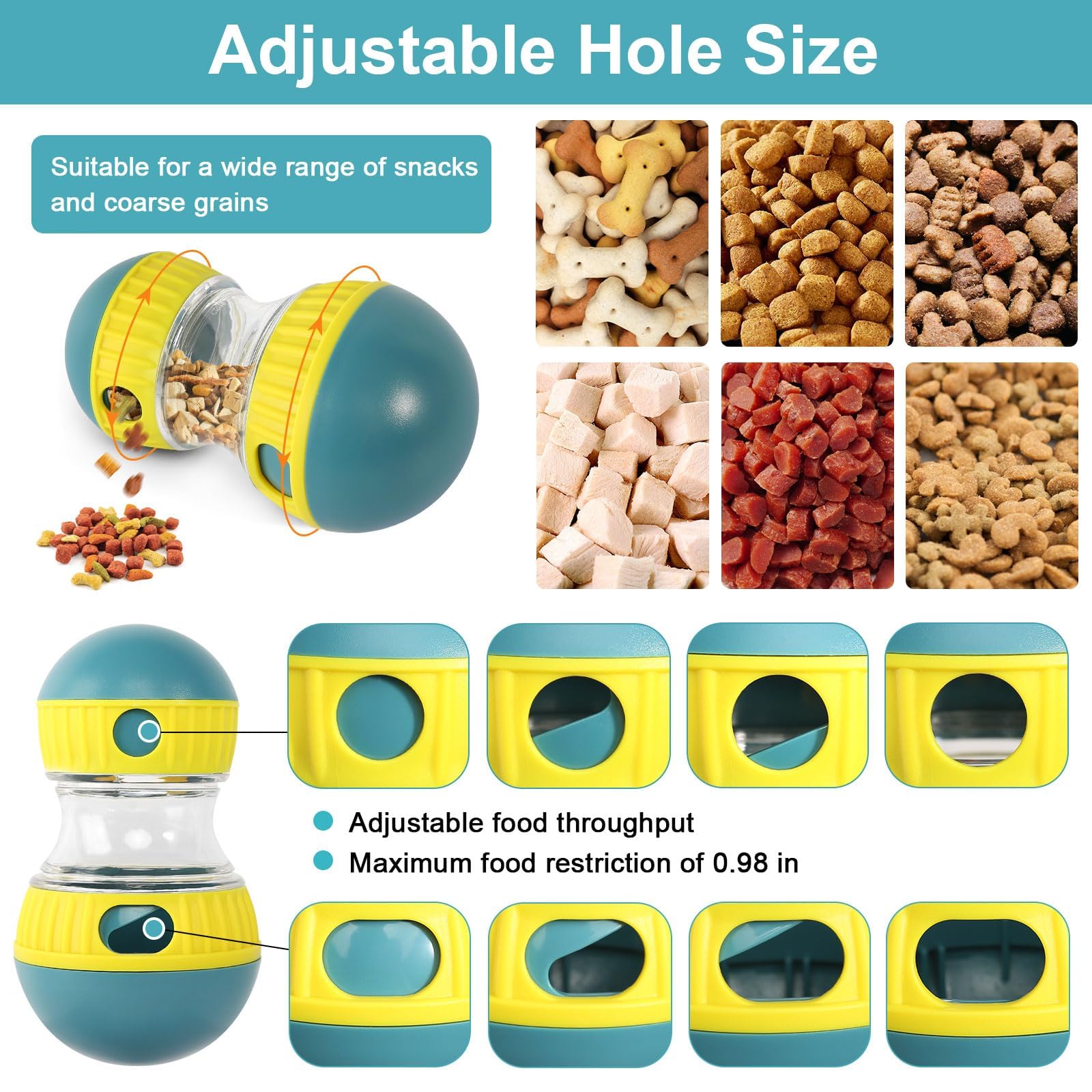 prota Dog Treat Toy Interactive Dog Toy, Treat Dispenser Dog Toy Dog Treat Dispenser Comes With 1 Pcs Dog Chew Toy - Image 4