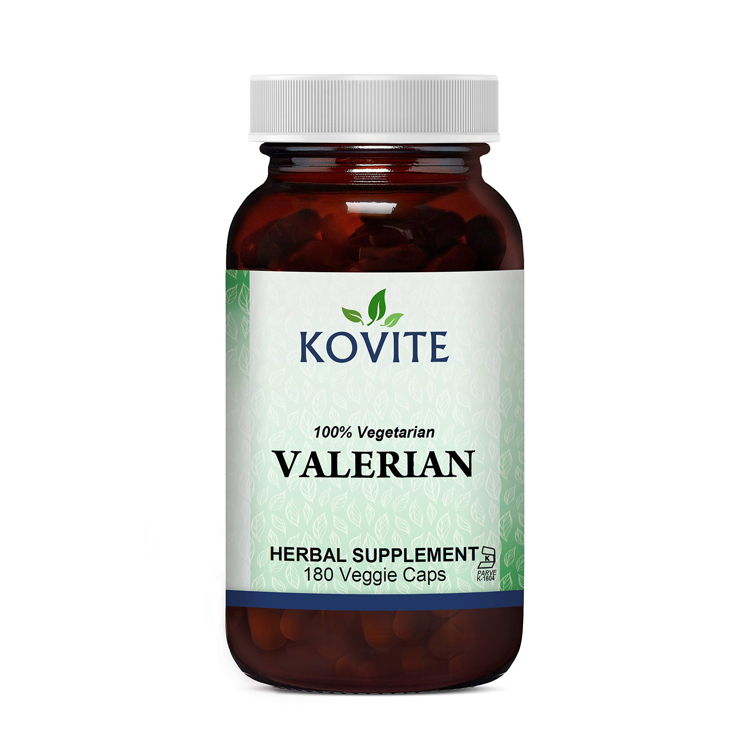 Kosher Valerian Root 1000 mg per Serving - 180 Vegetable Capsules