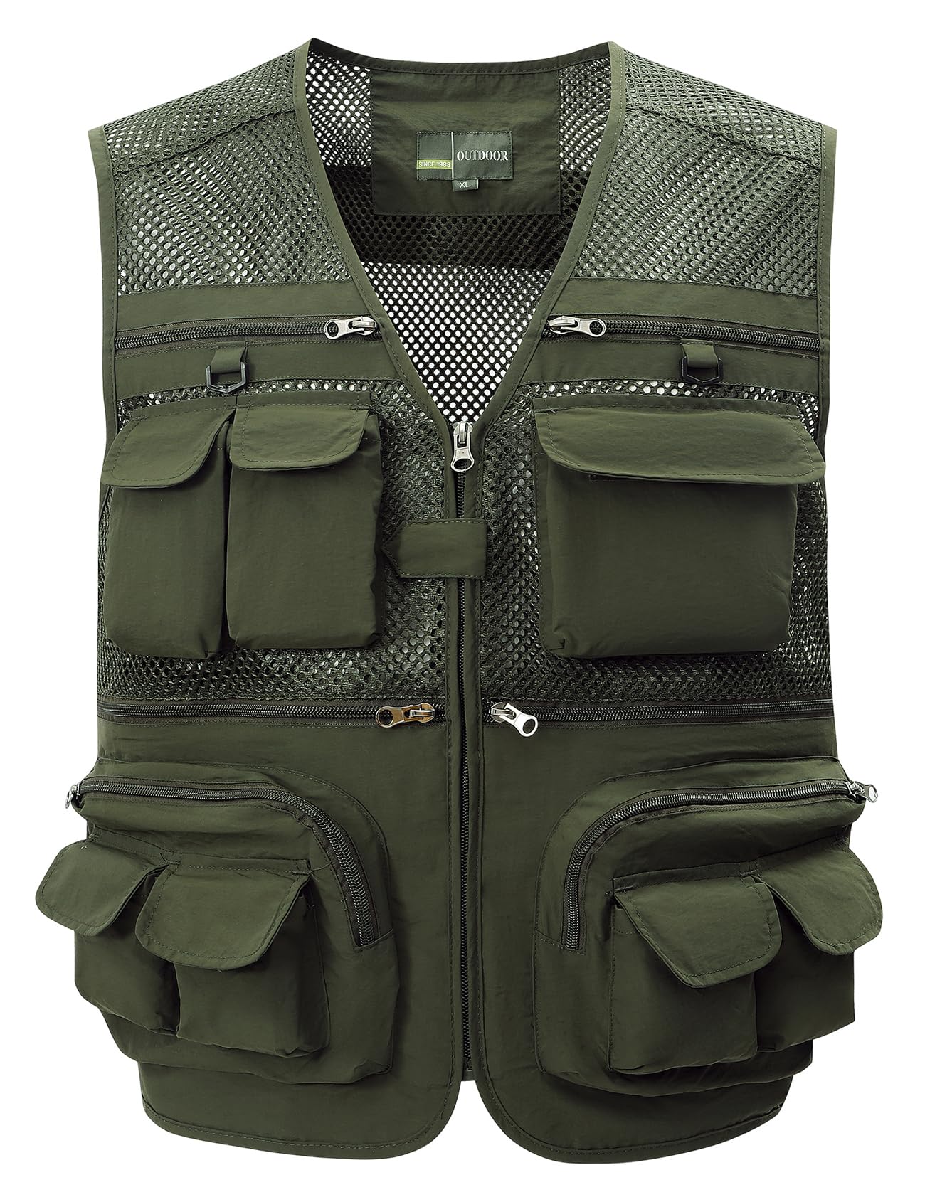 Snapklik.com : Gihuo Mens Fishing Vest Utility Safari Travel Vest