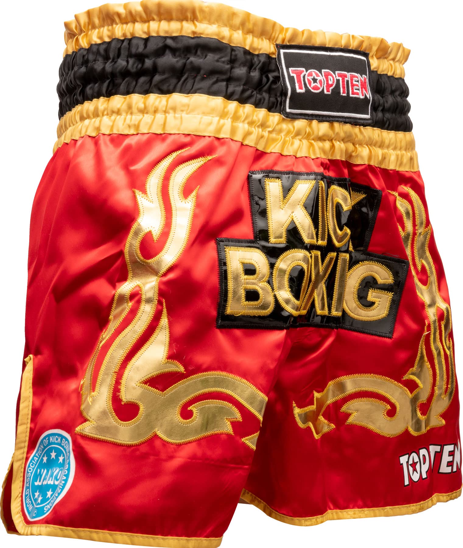 TOP TEN Kickbox-Shorts „WAKO Kickboxing“ - Gr. XXL = 200 cm, rot