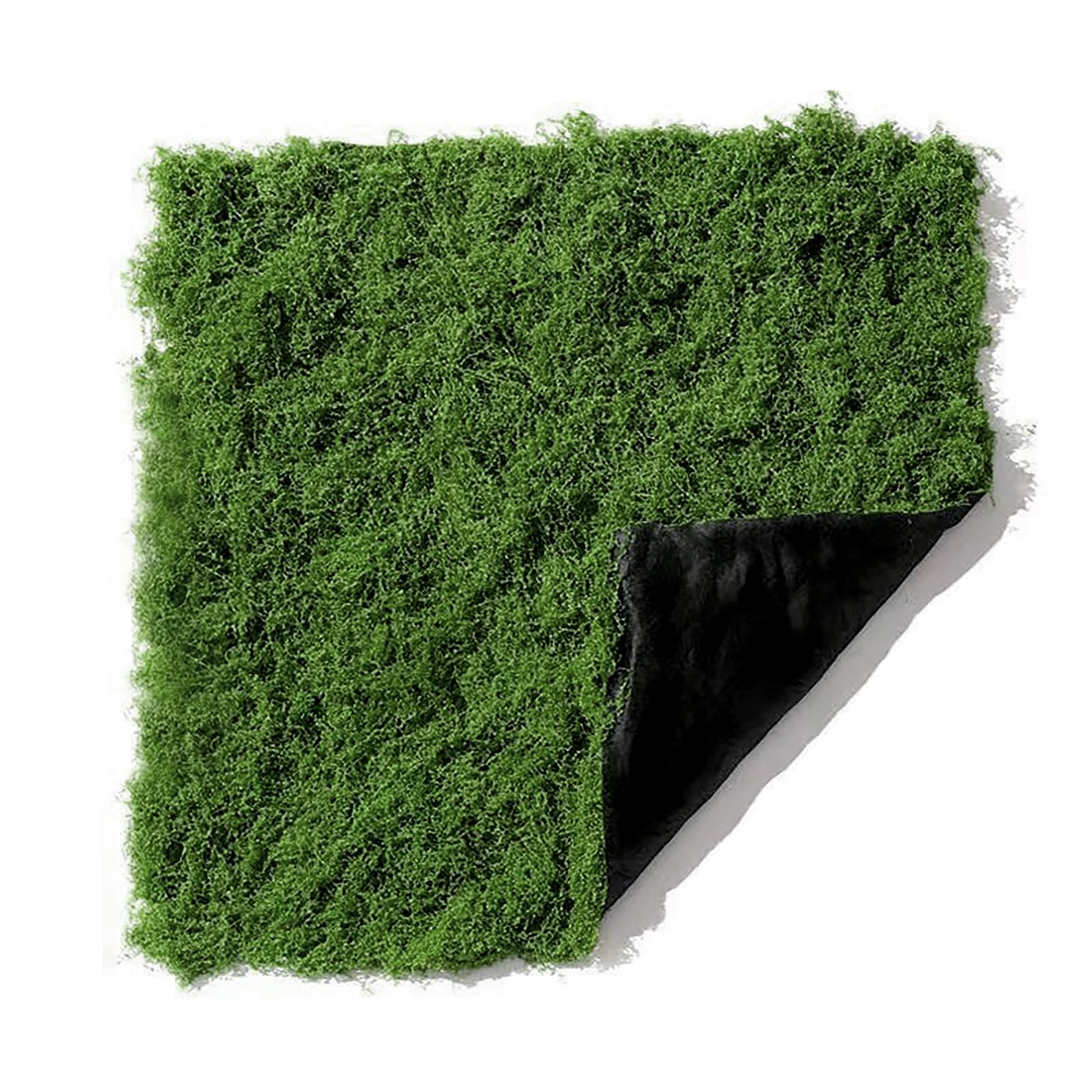 Vetin Green Fake Moss, 100X100cm Artificial Moss Mat For Indoor Plant Pots, Preserved Moss For Terrarium & Moss Rug Decor