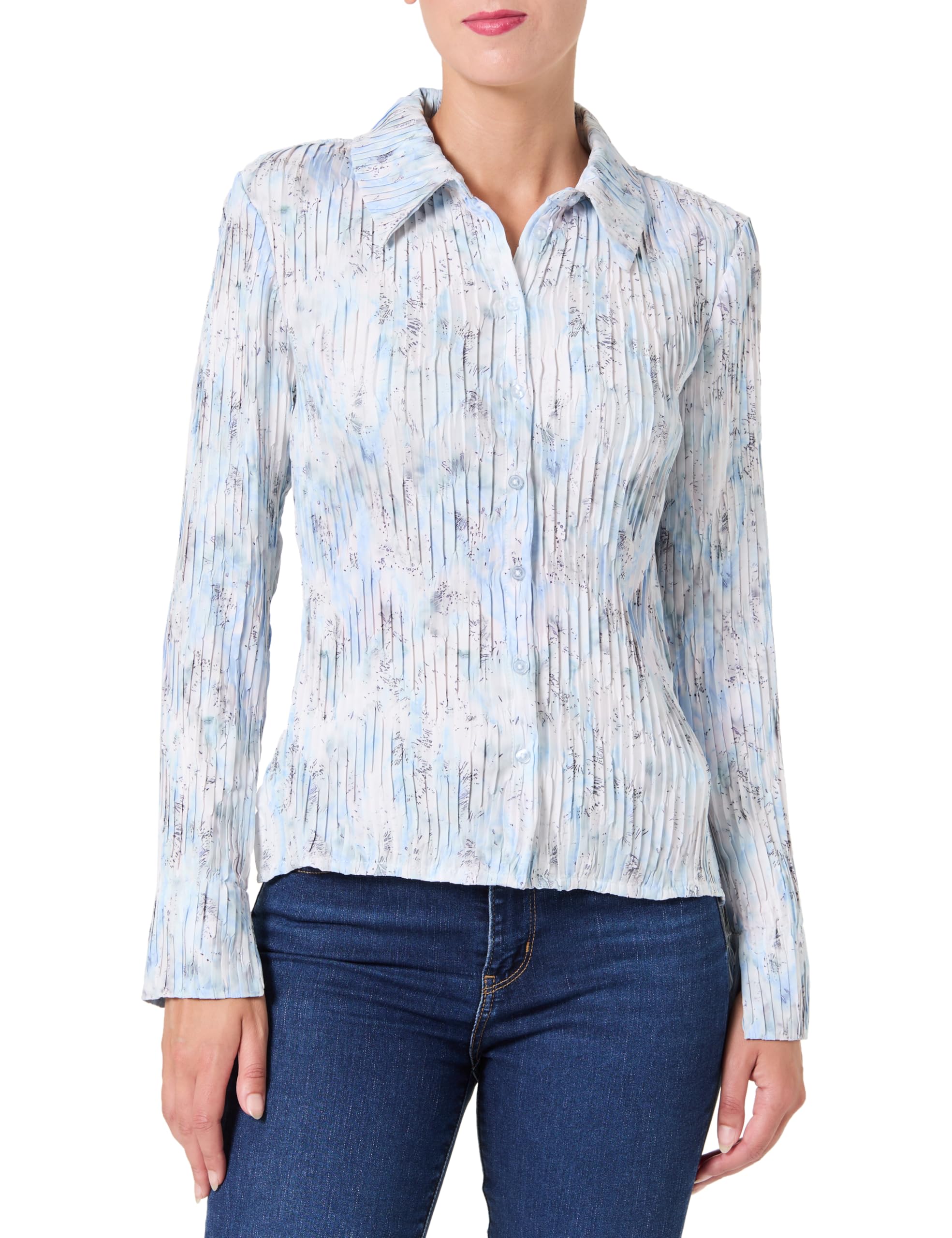Desigual CAM_BLUSI Blouse, Turquesa, XS Women's
