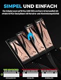 SABRENT PCIe SSD Adapter, 4 NVMe M.2 Slots - 5