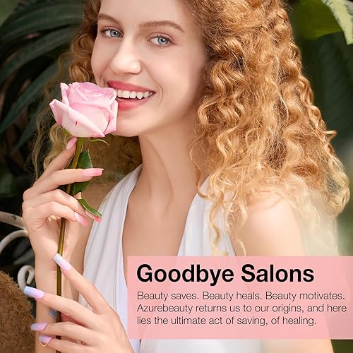 Miniatura 143 de AZUREBEAUTY - Juego de 31 piezas de polvo de inmersión para uñas, 20 colores, morado, azul, purpurina, bandeja de reciclaje de polvo de inmersión