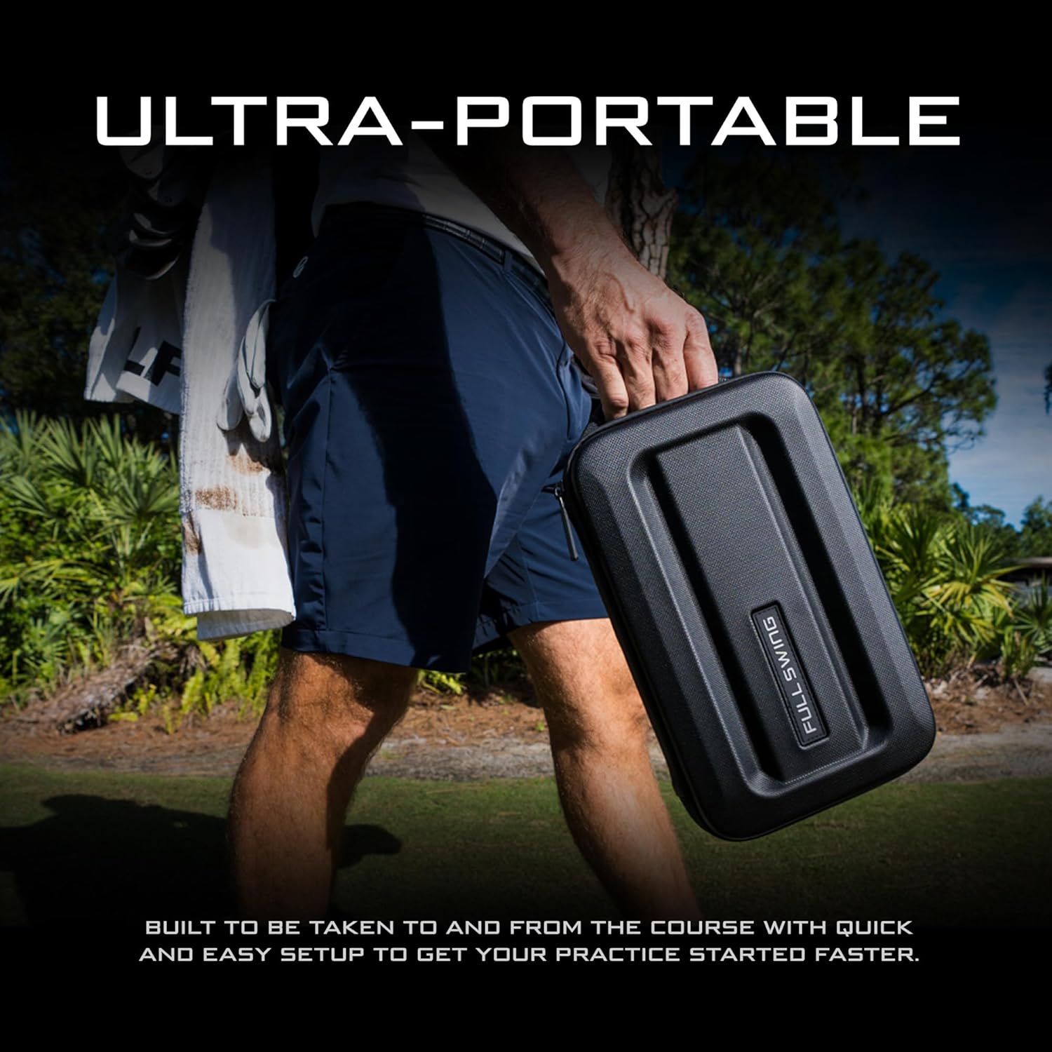 Full Swing Kit Golf Launch Monitor & Simulator Trusted by Tiger Woods | Portable Indoor/Outdoor Swing Data Analyzer | 16 Club & Ball Metrics | 5D Ai Machine Learning Radar | 4K Camera & OLED Display - Image 5