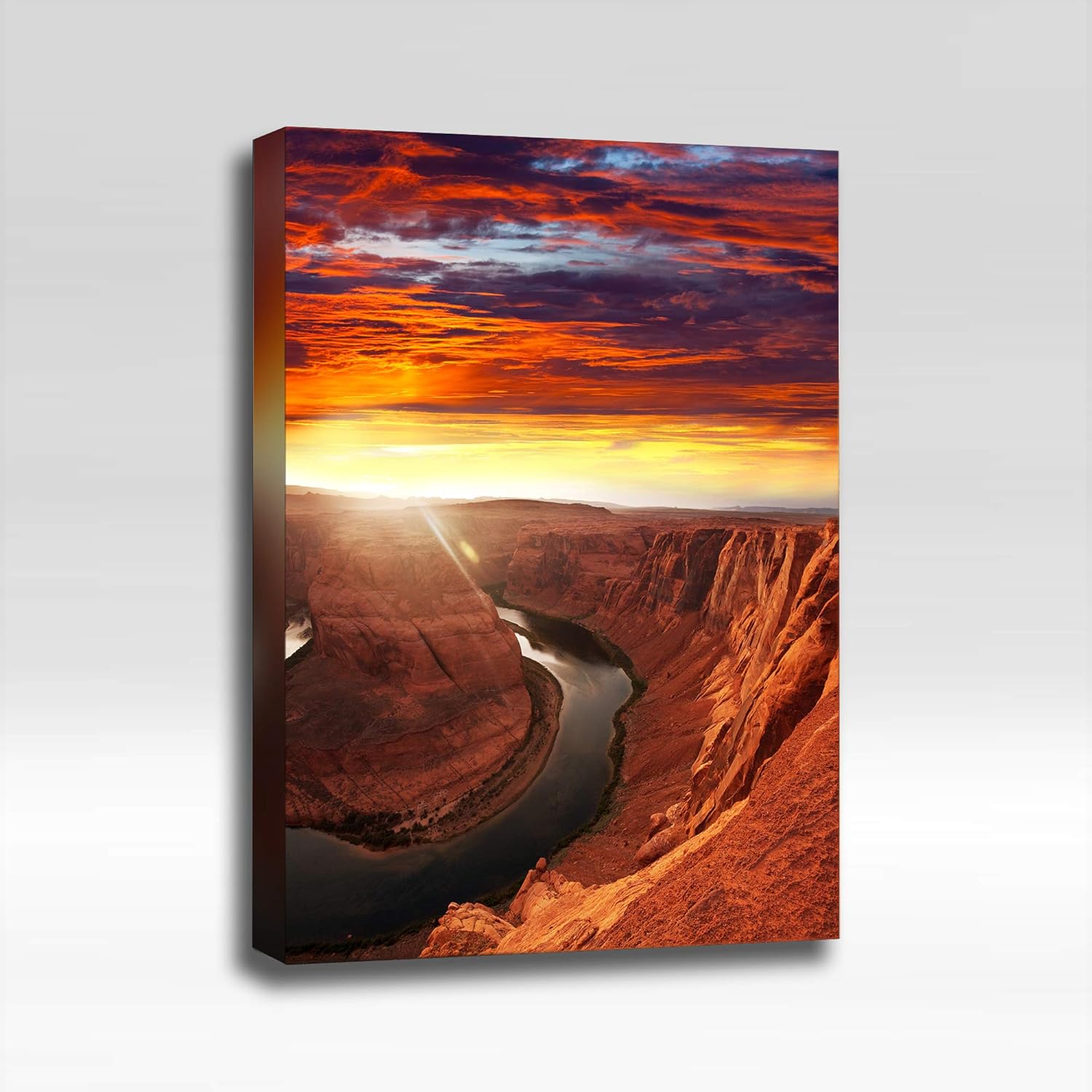 Moon River - Curated Art 3'x2'x2" Acoustic Panel : Includes all Mounting Hardware.