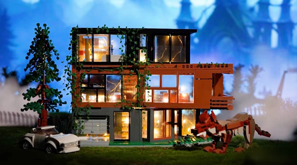 Amazon.com: Forest House Building Set with Lights, Haunted House