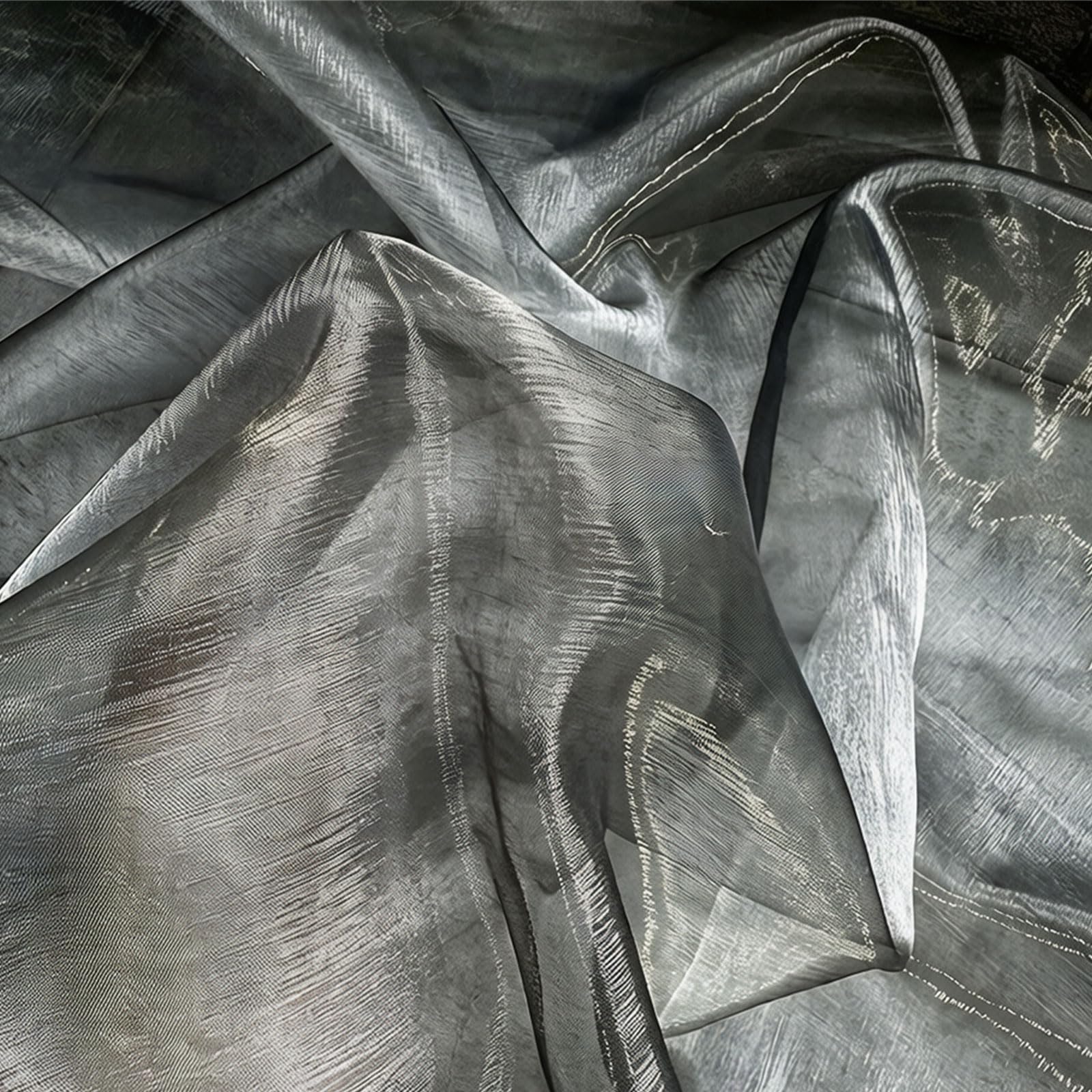 ZEPFJHE Portable Breathable Metallic Sheer Cloth Ideal for Craft Projects Craft Supplies