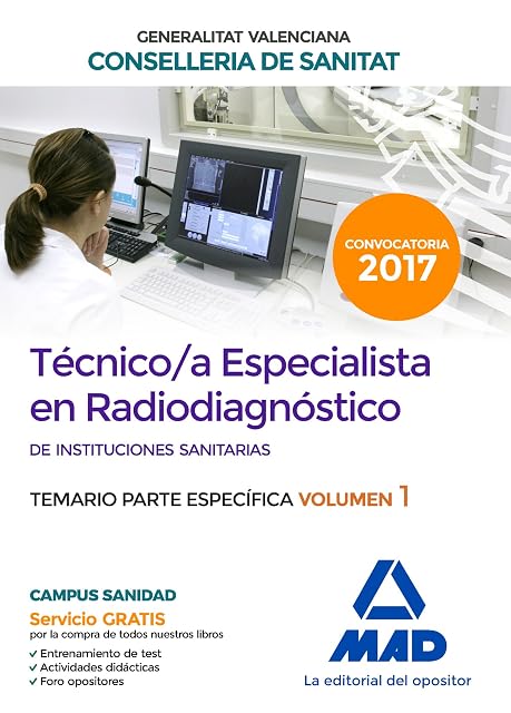 Portada de Técnico/a Especialista en Radiodiagnóstico de Instituciones Sanitarias
