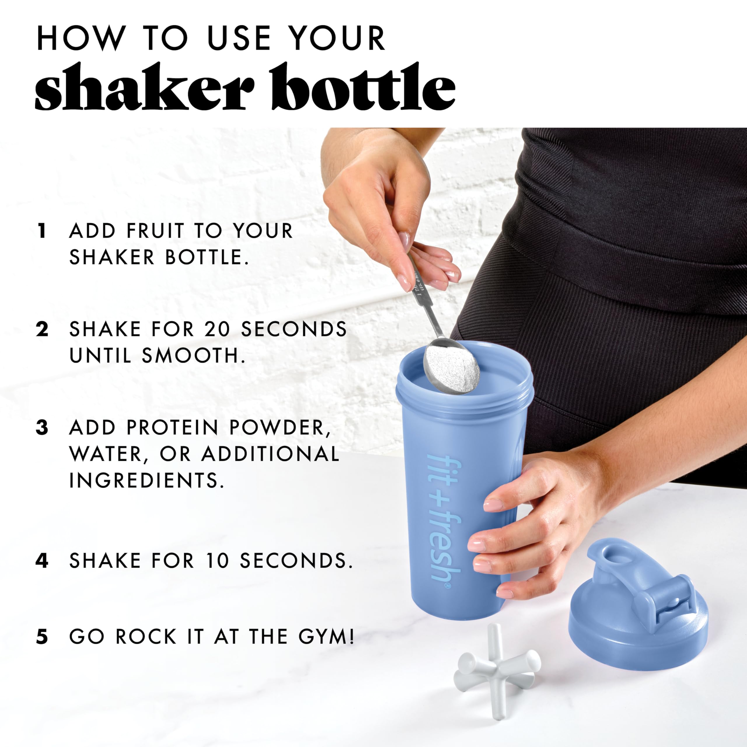 Smoothie Shaker Bottle How To Use The Kencko Shaker Bottle | TikTok