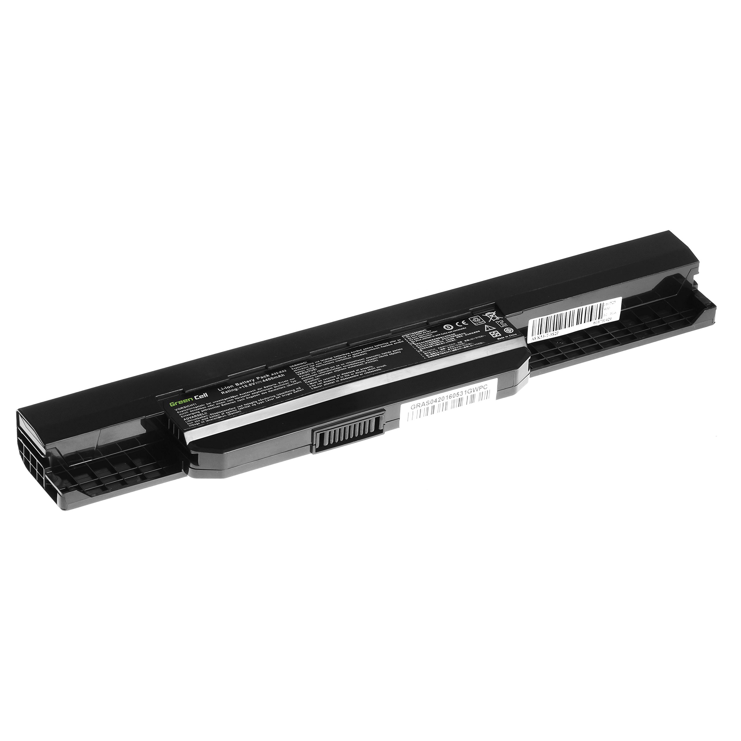 Green Cell Batteria Asus A32-K53 per Portatile Asus K53 K53E K53S K53SD K53SJ K53SV K53T K53U K53Z X53 X53E X53S X53SV X53U X54 X54C X54H X54L A53 A53E K53TA K53TK X53B X53SC X53SD X53T X53Z (10.8V)