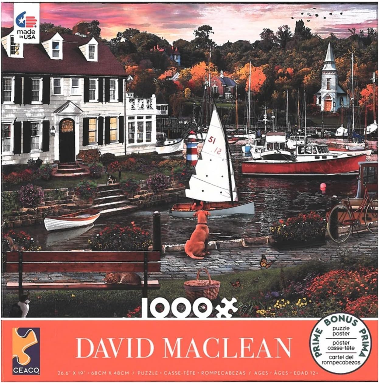 Ceaco - David MacLean - Seawall Walk - 1000 Piece Jigsaw Puzzle