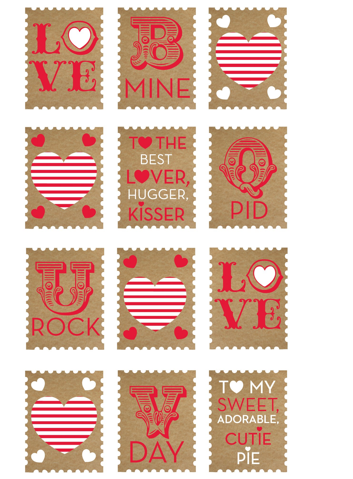 EK Success Brands Sticko Stickers, Love Stamps