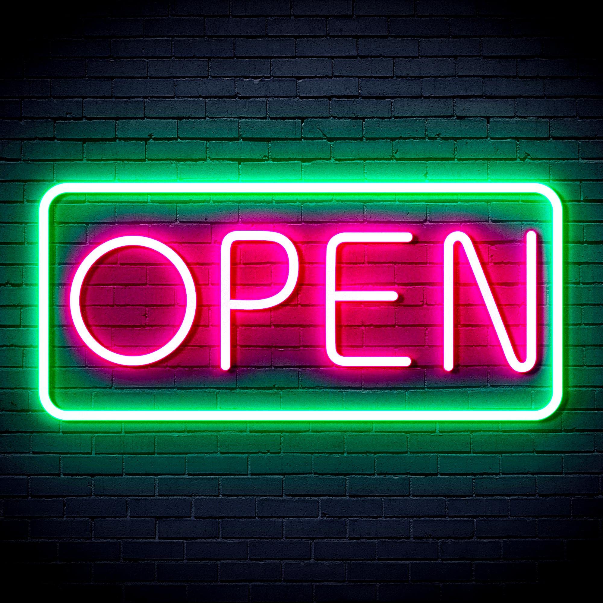 Amazon.com : ADVPRO Open Sign Flex Silicone LED Neon Sign - Green