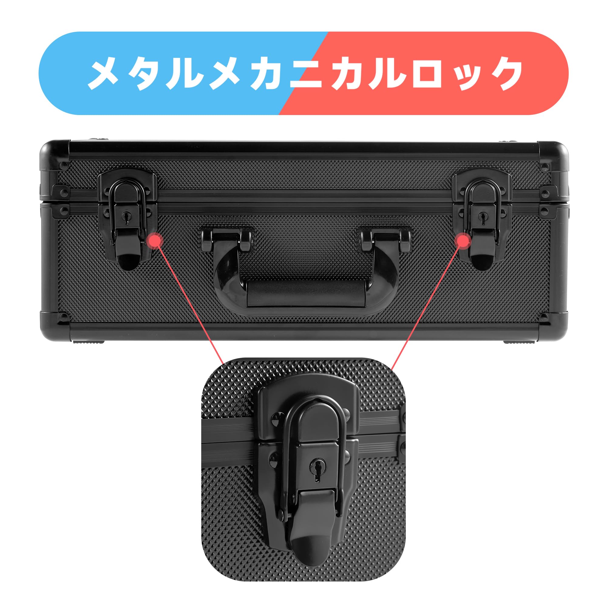 Amazon.co.jp: Switch 1 ハードケース，鍵付きアルミフレーム & 高密度