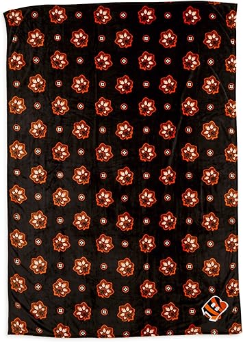 Vista 99 de Vera Bradley - Manta de felpa, gris, King Azulejo Plaza,Java azul marino y blanco,Floral Sea Air,Macarrón Anémonas,Bachelor Buttons Azul