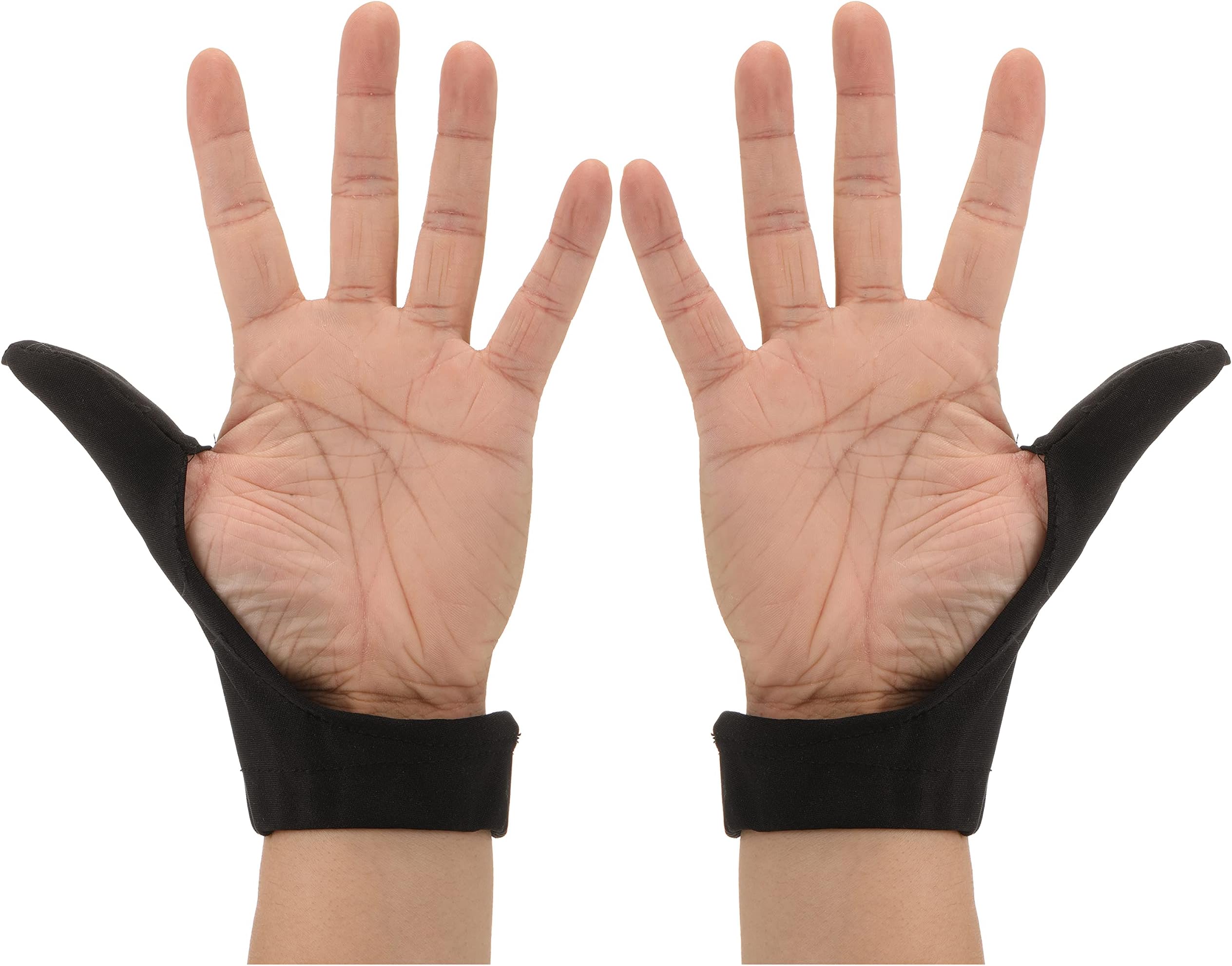 Adult Thumb Guard Habit Thumb Sucking Thumb Cover Thumb Glove to Help Stop Skin Picking Thumb Sucking and Hair Pulling(Black)