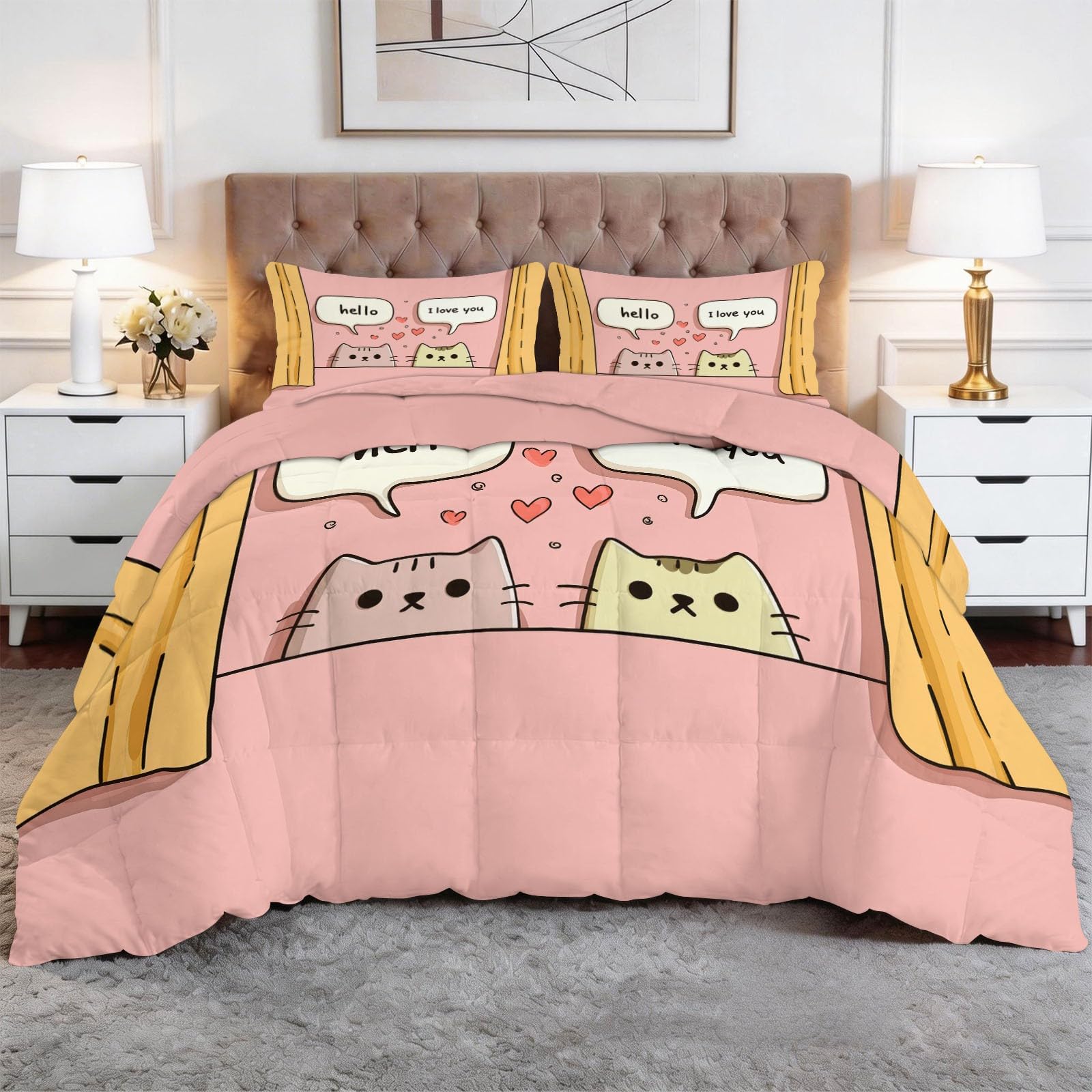 Couette sans housse 220x240cm pour des matins simplifiés et cocooning