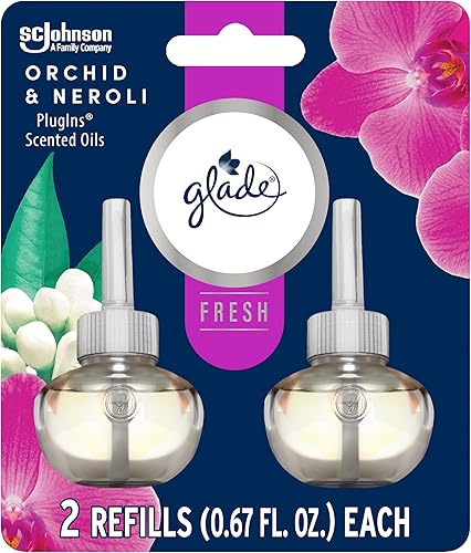 Miniatura 1 de Glade PlugIns Fresh Collection - Repuesto de ambientador, aceites esenciales y perfumados para el hogar y el baño, Orchid & Neroli, colección