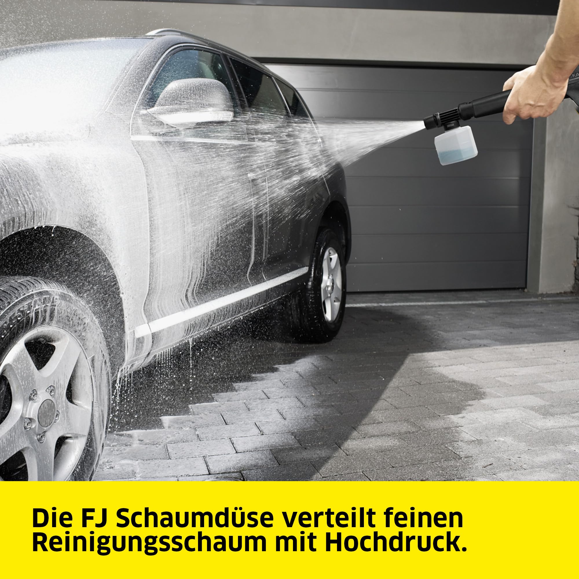 Kärcher Hochdruckreiniger K 2 Premium FJ Home, 110 bar, 360 l/h, 20 m²/h, HD-Pistole, Dreckfräser, Schaumdüse