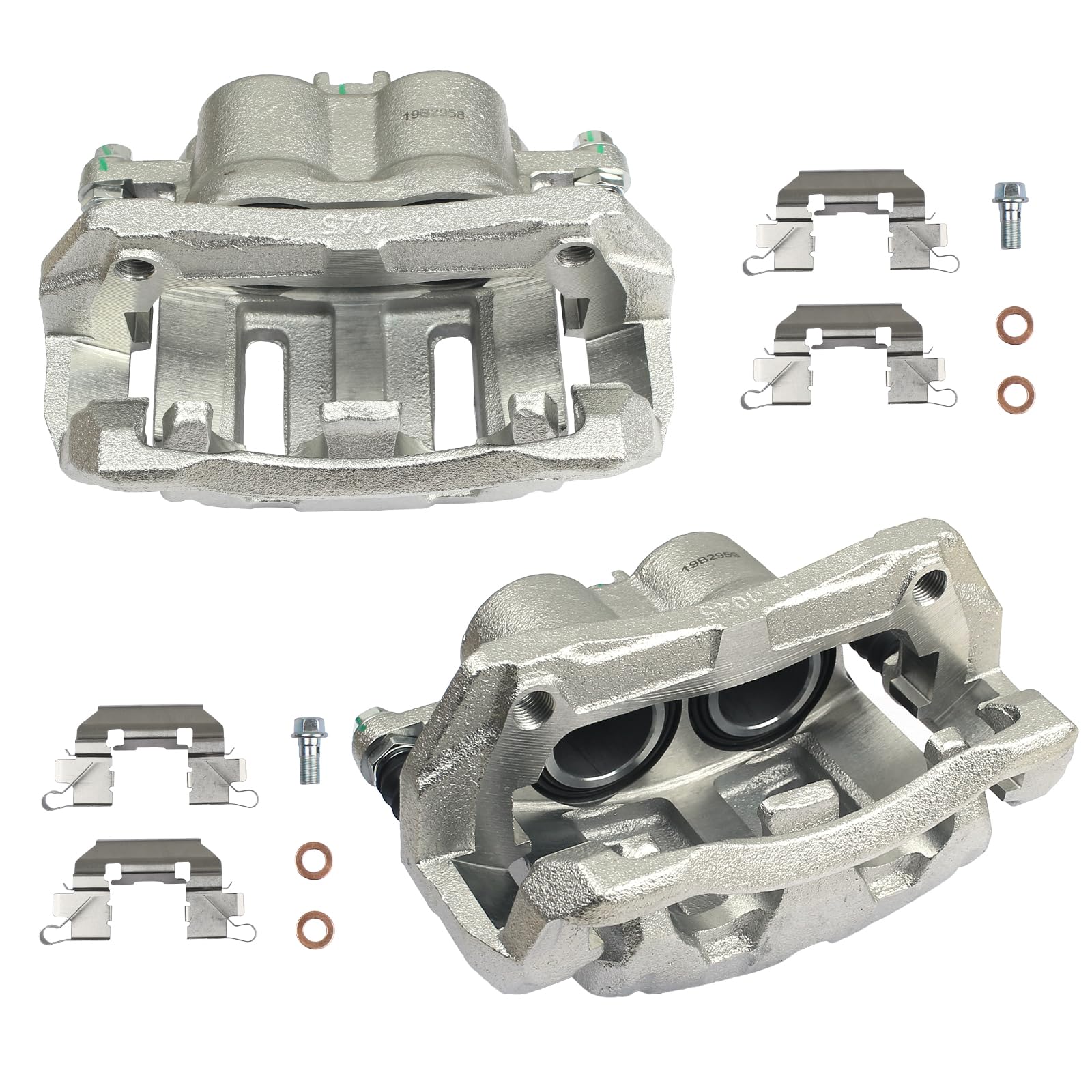 Amazon.com: Autoround 19B2958 19B2959 Front Disc Brake Caliper